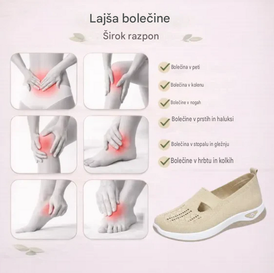 ⏰ Zadnji dan! 50 % popusta 👟 Ergonomski poletni ortopedski čevlji | Zračni in lahki ✅ Lajša bolečine v stopalih | Enostavno obuvanje in sezuvanje