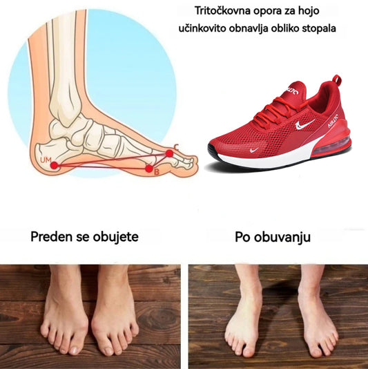 Ortopedski čevlji Genettech® | Ergonomsko oblikovani športni čevlji, ki so udobni, elegantni in lajšajo utrujenost stopal.