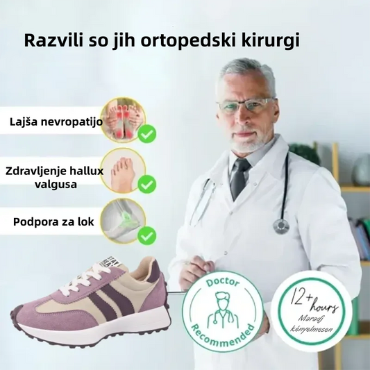 Prosti čas čevlji Genettech® | S širokim prstnim delom za zmanjšanje pritiska na stopala.