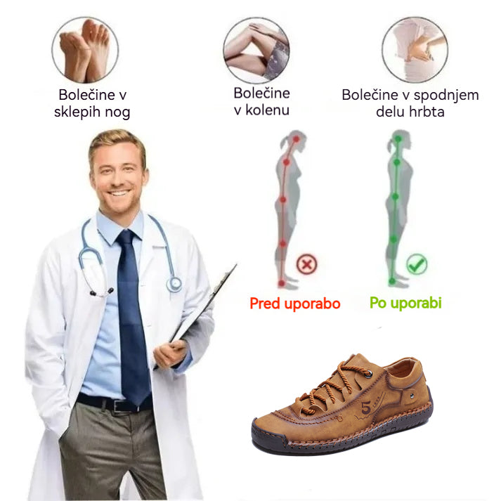 【🎁50 % popust danes - ne zamudite】 Ergonomsko oblikovani ortopedski čevlji - z lahkoto se znebite bolečin v stopalih👞