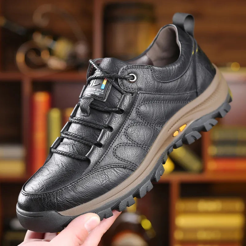 Zapatos de cuero para negocios ortopédicos