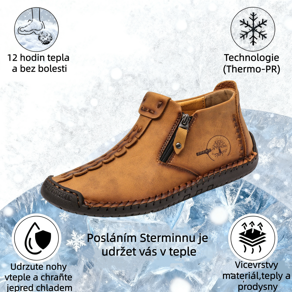 (⏰Novi izdelki s 50 % popustom) Čevlji za prosti čas 👞Visokokakovostno goveje usnje, udobni in nedrseči, podpora stopalnemu loku ✅Lajšanje bolečin v stopalih!