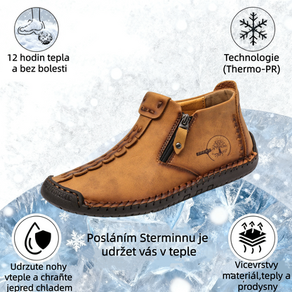 (⏰Novi izdelki s 50 % popustom) Čevlji za prosti čas 👞Visokokakovostno goveje usnje, udobni in nedrseči, podpora stopalnemu loku ✅Lajšanje bolečin v stopalih!