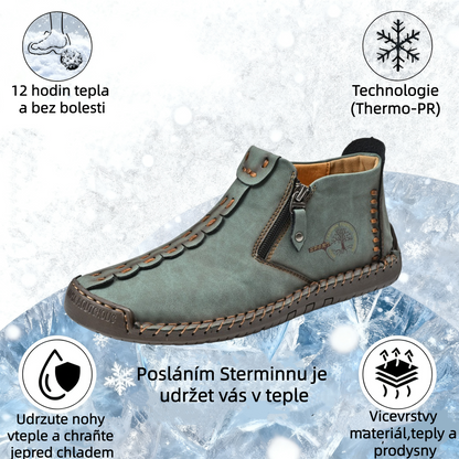 (⏰Novi izdelki s 50 % popustom) Čevlji za prosti čas 👞Visokokakovostno goveje usnje, udobni in nedrseči, podpora stopalnemu loku ✅Lajšanje bolečin v stopalih!