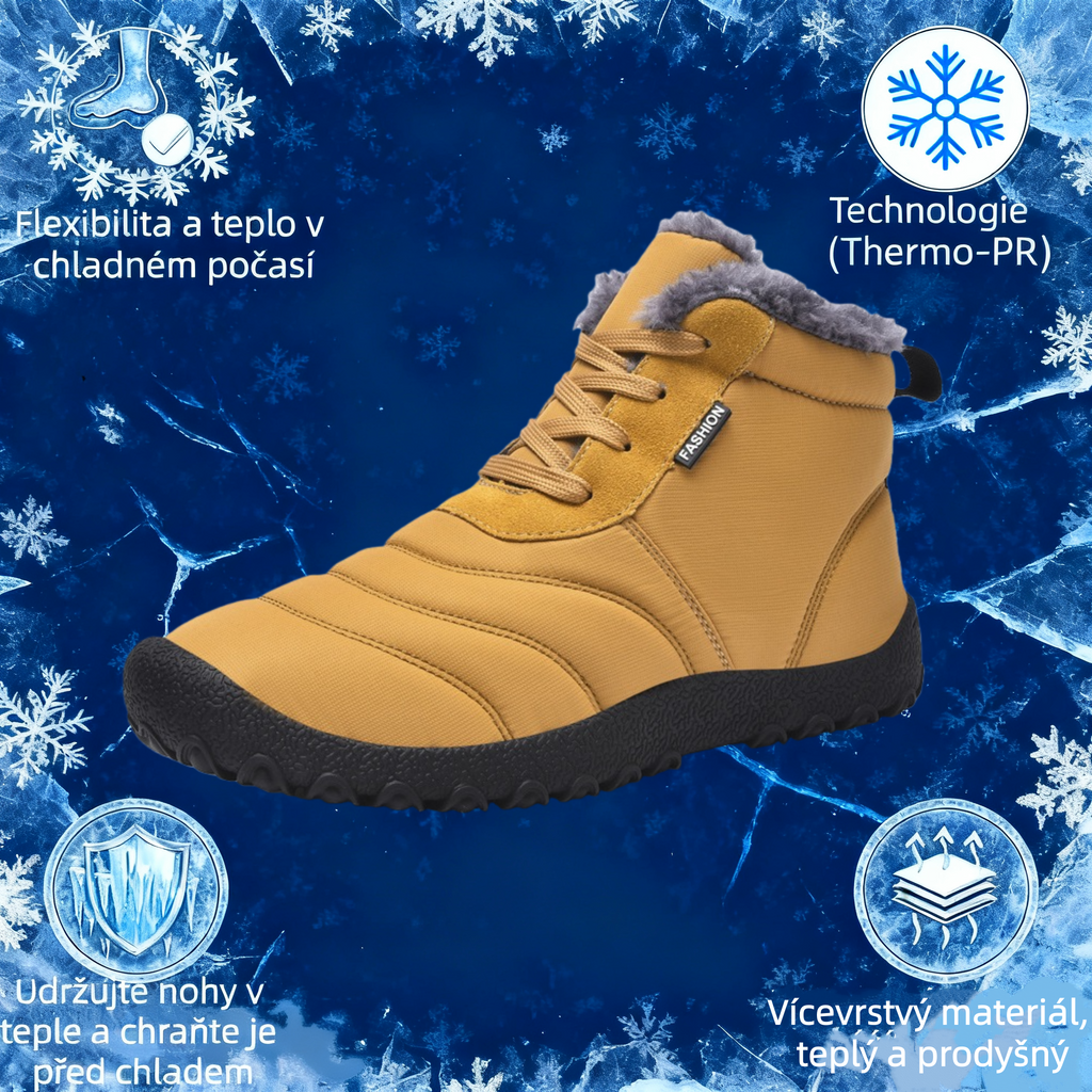 (🔥50 % popust danes - ⏰Ne zamudite!) - Mehki in udobni snežni škornji genettech® (z oporo za stopalni lok - olajšajo hojo)