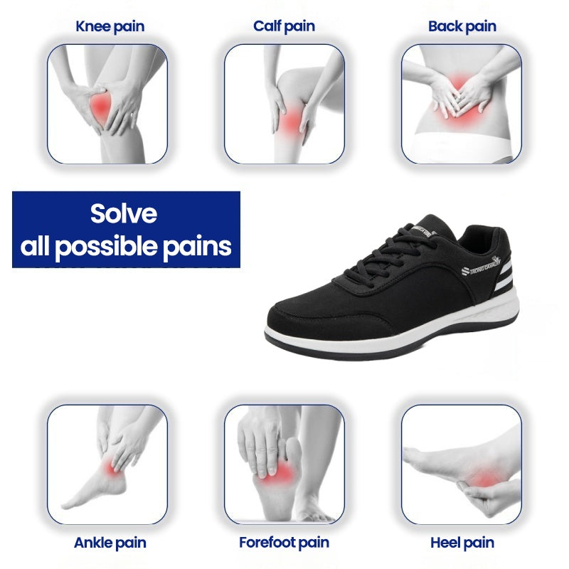 [Zadnji dan 70 % popusta - kmalu se konča] 🔥 Ergonomsko oblikovani moški pohodni čevlji 👞 Lajšajo bolečine pri hoji ✅ Podpora stopalnega loka za udobno hojo