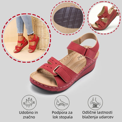 🔥Časno omejen 50 % popust! Poletni ortopedski sandali, ergonomsko oblikovani, udobni in zračni, lajšajo bolečine.✅