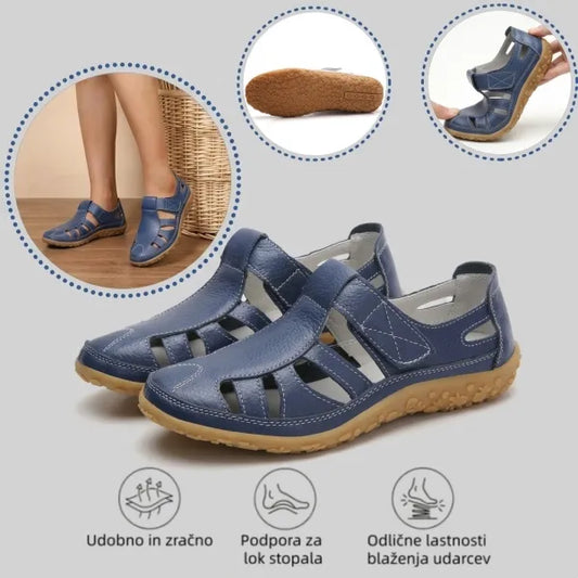 🔥50 % popust danes - ne zamudite priložnosti! Poletni ortopedski sandali, ergonomsko oblikovani ✅ Lajšajo bolečine v stopalih, nedrseči in zračni, nastavljivi Velcro ✅