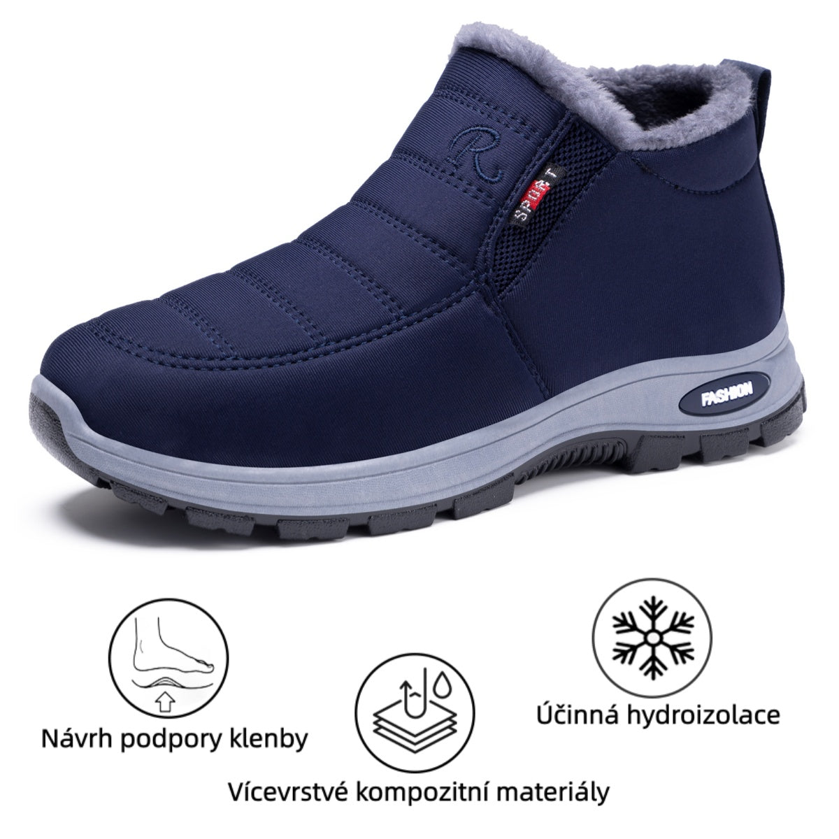 genettech® - Ergonomski zimski ortopedski čevlji za bolečine v stopalih, kolenih in hrbtu - Unisex