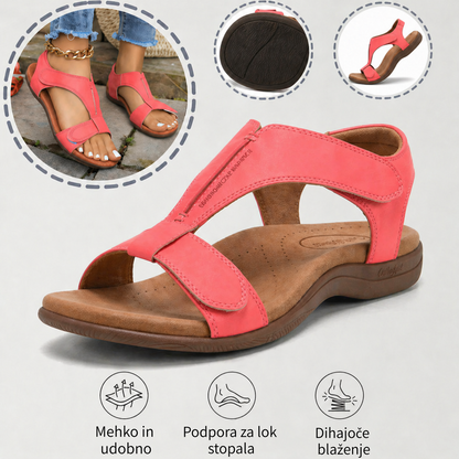 🔥 Ženski poletni ortopedski sandali | Ergonomska oblika, podpora stopalnega loka, celodnevno udobje | Nedrseči in zračni ✅