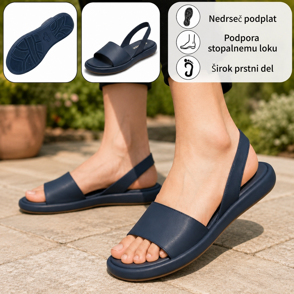 ⏰ Samo danes -50%!  👡 Udobni sandali z oporo za stopalni lok 🦶 Ergonomska zasnova za celodnevno udobje pri hoji ✅