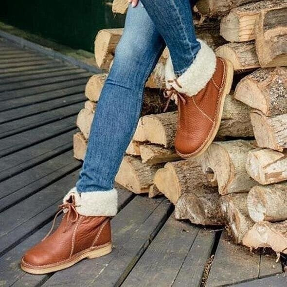 🔥50 % popusta danes - Ne zamudite teh ergonomsko oblikovanih ortopedskih čevljev - zimska podloga iz flisa + ročno šivanje👞