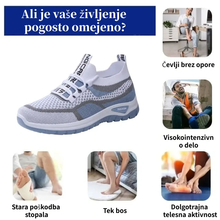 🔥 70 % POPUSTA še danes – Ne zamudite! ⏰ Ergonomsko oblikovani ortopedski čevlji – s podporo za stopalni lok 👞 Brez napora lajšajte bolečine v stopalih