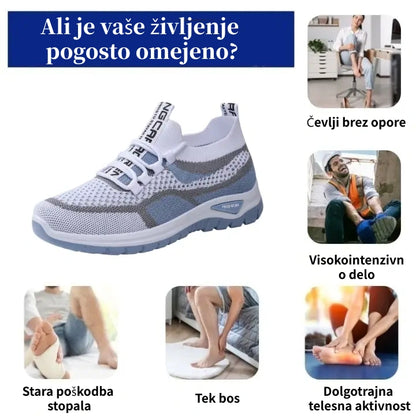 🔥 70 % POPUSTA še danes – Ne zamudite! ⏰ Ergonomsko oblikovani ortopedski čevlji – s podporo za stopalni lok 👞 Brez napora lajšajte bolečine v stopalih