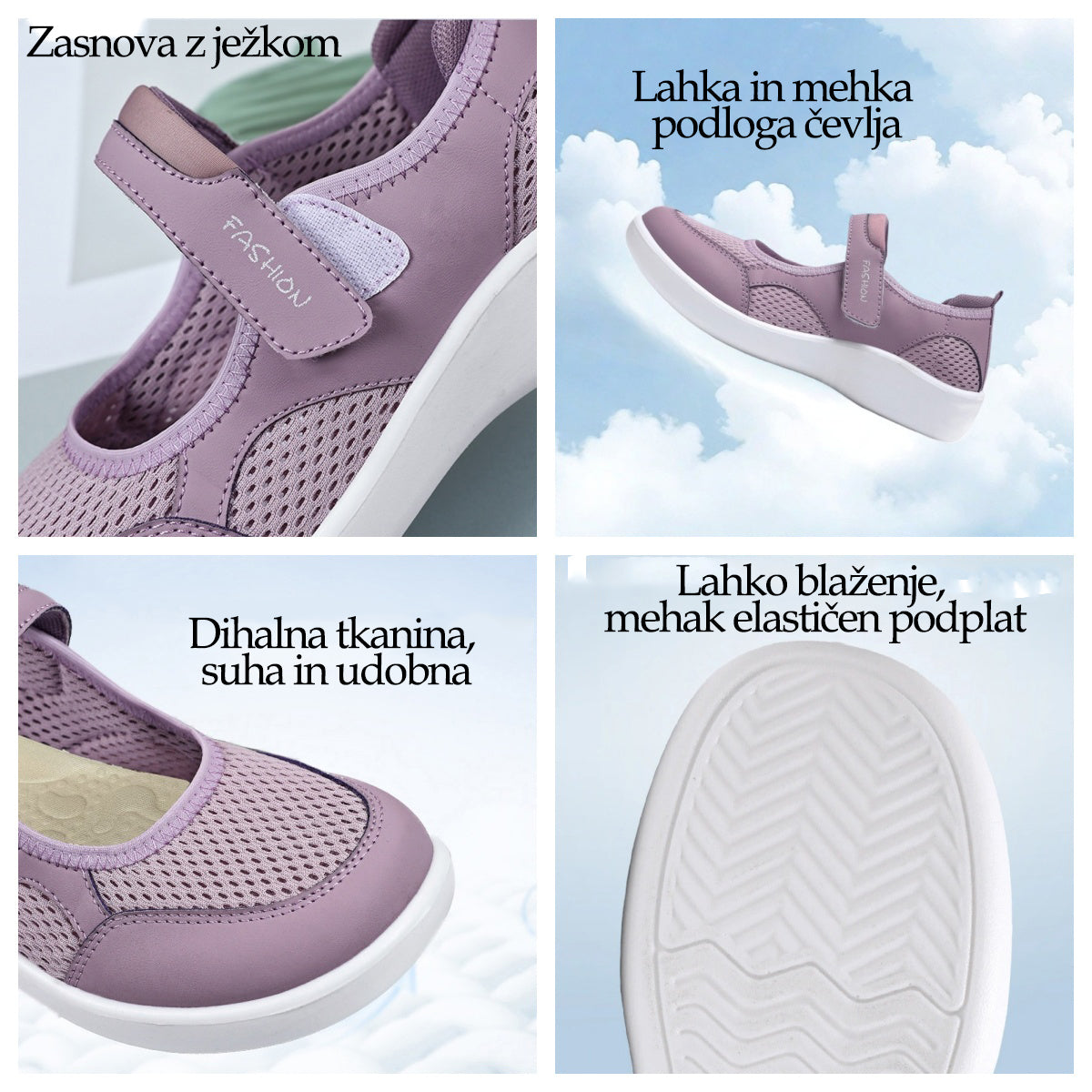 [🔥🔥50 % popust!] Ženski zaščitni sandali z zaprtimi prsti 👟 + bonus ortopedske nogavice 🧦! Udobni za vožnjo na delo, nakupovanje in potovanje ✨, ter za zdravje vaših stopal 🦶!