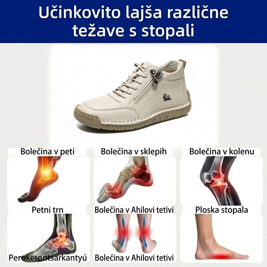 Zadnji dan! 70 % popust! ✅ Ortopedski medicinski čevlji, zasnovani posebej za ljudi s težavami z nogami – učinkovito lajšajo bolečine v hrbtu, sklepih in stopalih.