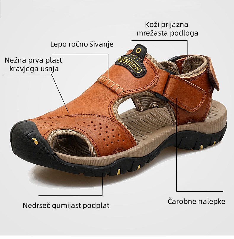 【🎁Današnji 50% popust, ne zamudite】 Ergonomsko oblikovani ortopedski sandali, ki zlahka odpravljajo bolečine v stopalih 👞 Primerni za dolgotrajno stanje in sedenje