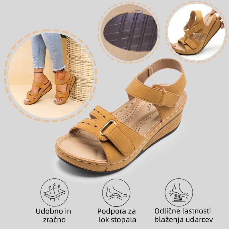 🔥Časno omejen 50 % popust! Poletni ortopedski sandali, ergonomsko oblikovani, udobni in zračni, lajšajo bolečine.✅