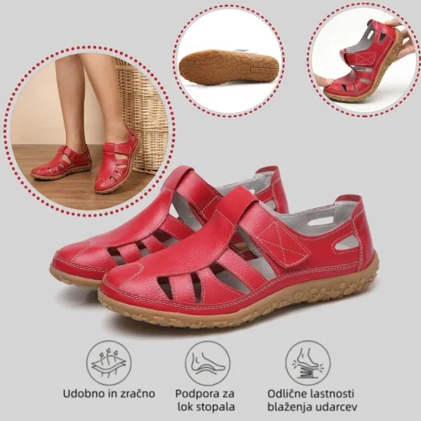 🔥50 % popust danes - ne zamudite priložnosti! Poletni ortopedski sandali, ergonomsko oblikovani ✅ Lajšajo bolečine v stopalih, nedrseči in zračni, nastavljivi Velcro ✅