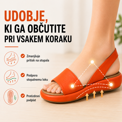 ⏰ Samo danes -50%!  👡 Udobni sandali z oporo za stopalni lok 🦶 Ergonomska zasnova za celodnevno udobje pri hoji ✅