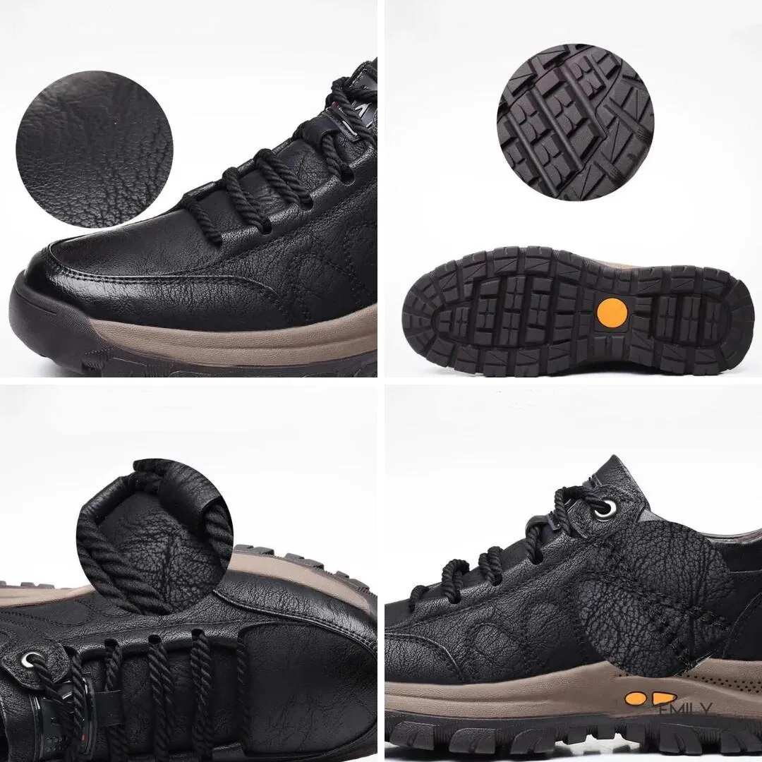 ⏰50 % popust za omejen čas🔥Ročno šivani avstralski čevlji iz pravega usnja👞Enostavno obuvanje in sezuvanje✅Pametno lajšanje bolečin z umetno inteligenco: vodoodporni in nedrseči