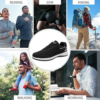 [Zadnji dan 70 % popusta - kmalu se konča] 🔥 Ergonomsko oblikovani moški pohodni čevlji 👞 Lajšajo bolečine pri hoji ✅ Podpora stopalnega loka za udobno hojo