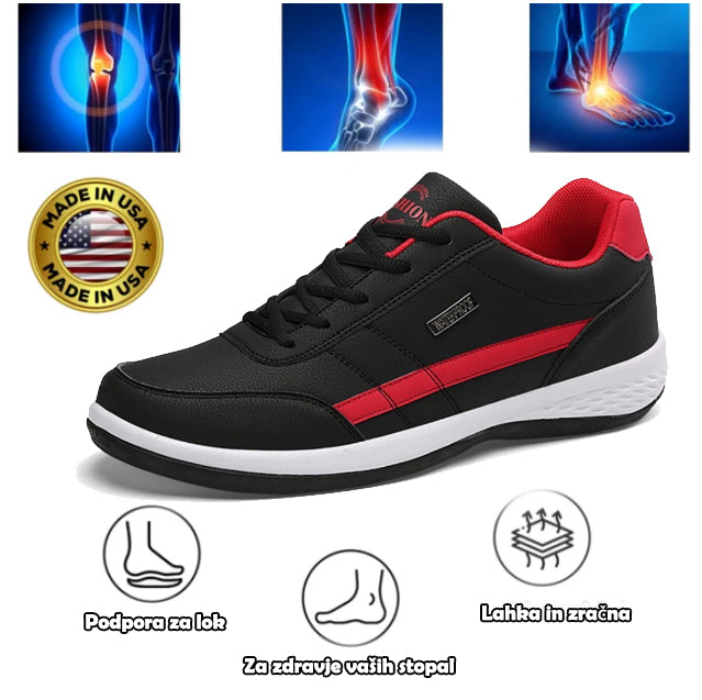 Ortopedski čevlji Genettech® | Ergonomsko oblikovani športni čevlji, ki so udobni, elegantni in lajšajo utrujenost čez dan.