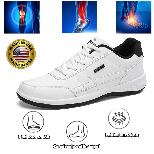 Ortopedski čevlji Genettech® | Ergonomsko oblikovani športni čevlji, ki so udobni, elegantni in lajšajo utrujenost čez dan.