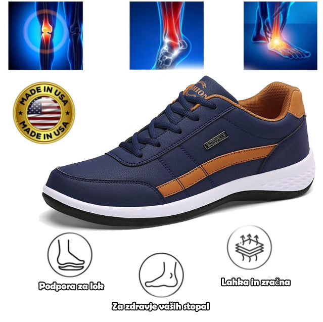 Ortopedski čevlji Genettech® | Ergonomsko oblikovani športni čevlji, ki so udobni, elegantni in lajšajo utrujenost čez dan.