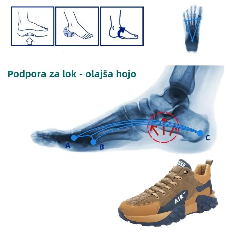 [🔥Danes po polovični ceni - ne zamudite] Ergonomsko oblikovani ortopedski čevlji z zasnovo opore za lok👞Enostavno odpravite bolečine v stopalih