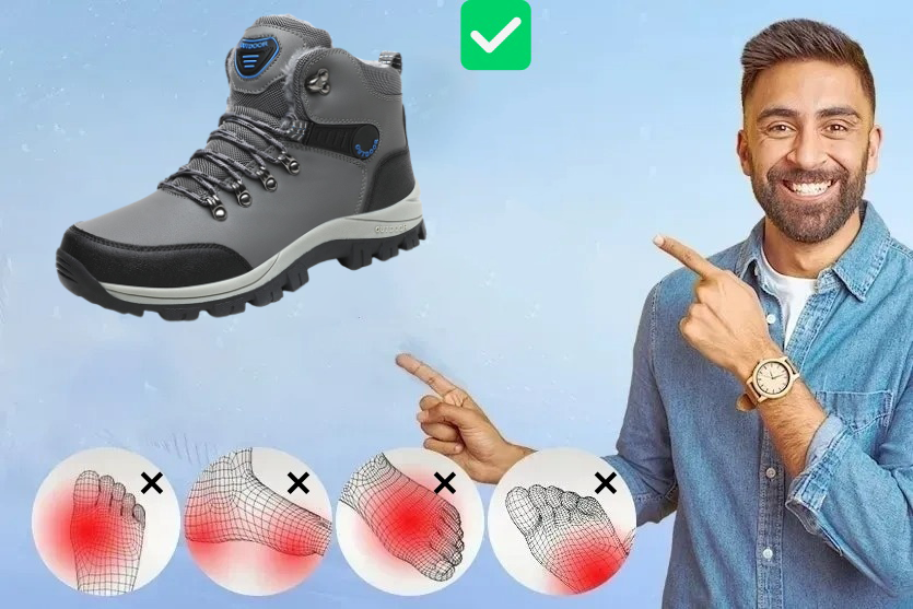 🔥🚨Časovno omejen popust 65 % - Zadnji dan!! Mehki in udobni pohodni čevlji iz prave volne in uvoženega vrhunskega italijanskega usnja (opora za stopalni lok - olajša hojo)