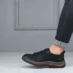 Zapatos de cuero para negocios ortopédicos