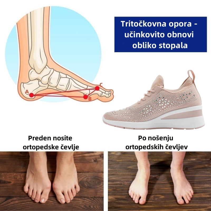 Ženski ortopedski čevlji Suuperre® | Ergonomsko oblikovani za lajšanje bolečin v hrbtu, sklepih in stopalih ter zagotavljajo vrhunsko udobje.