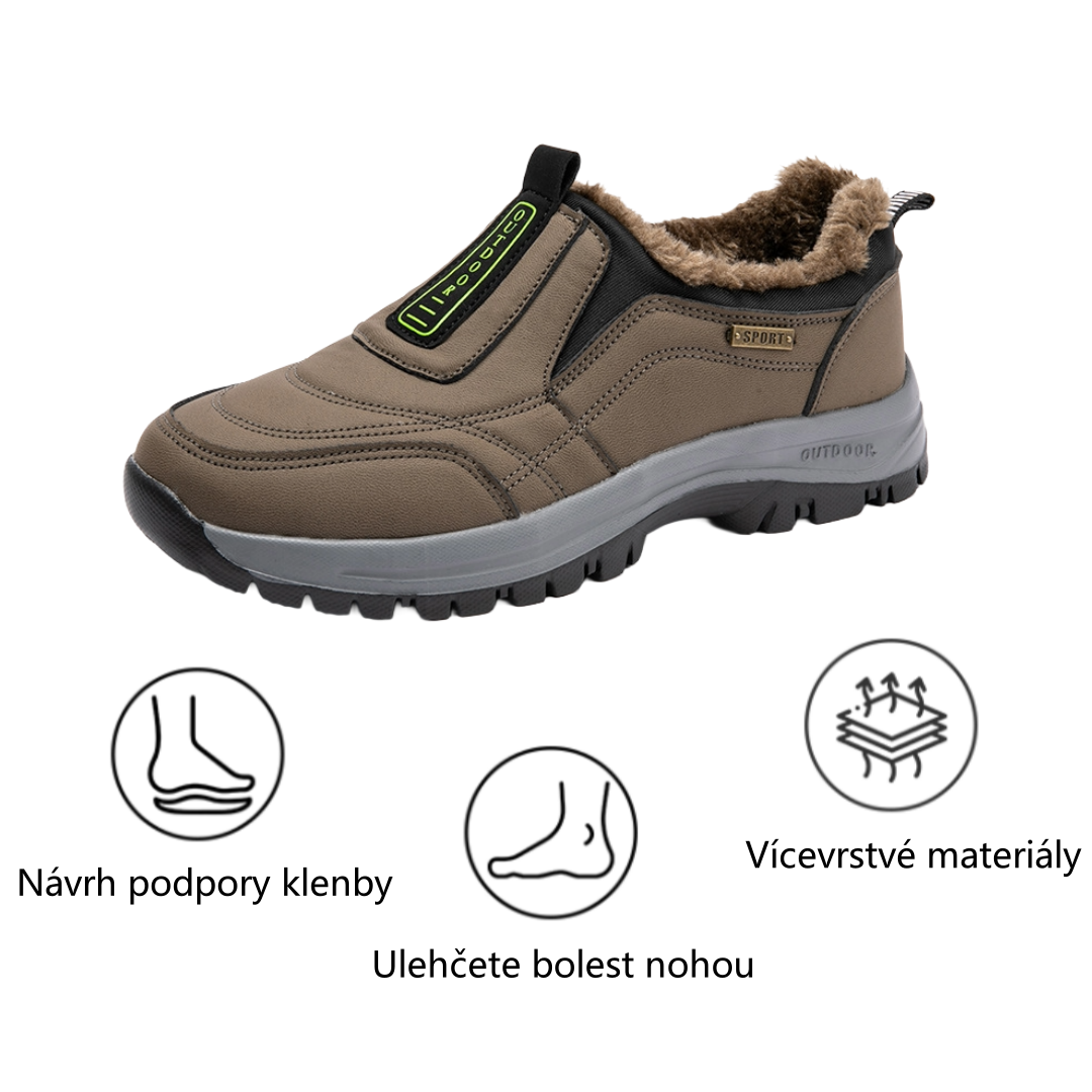 ⚡Omejen popust 50 % —— Ergonomski ortopedski čevlji s krzneno podlogo, lajšajo bolečine v stopalih, hrbtu in sklepih, unisex