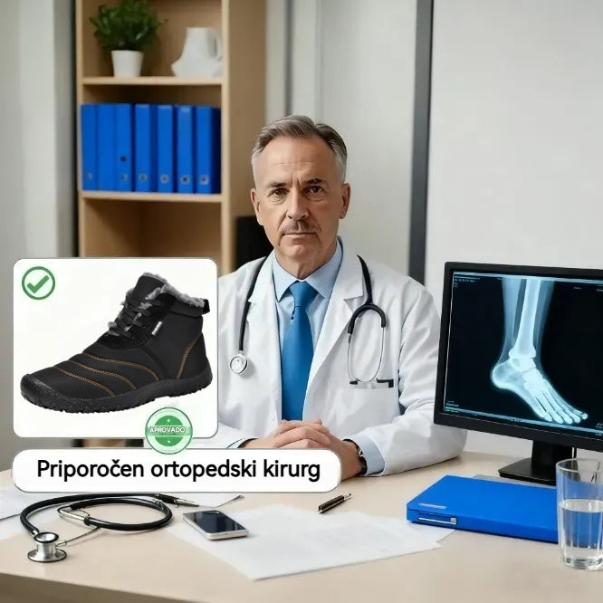 (🔥50 % popust danes - ⏰Ne zamudite!) - Mehki in udobni snežni škornji genettech® (z oporo za stopalni lok - olajšajo hojo)