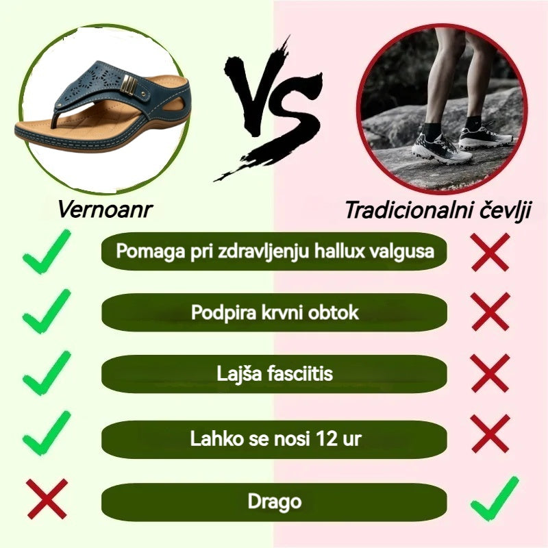 Ortopedski sandali genettech: ergonomski in nedrseči sandali, ki lajšajo bolečine.