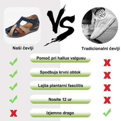 [🎁Danes za polovično ceno - ne zamudite] Ergonomsko oblikovani ortopedski sandali - hoja brez bolečin 👞 poskrbijo za udobnejšo hojo