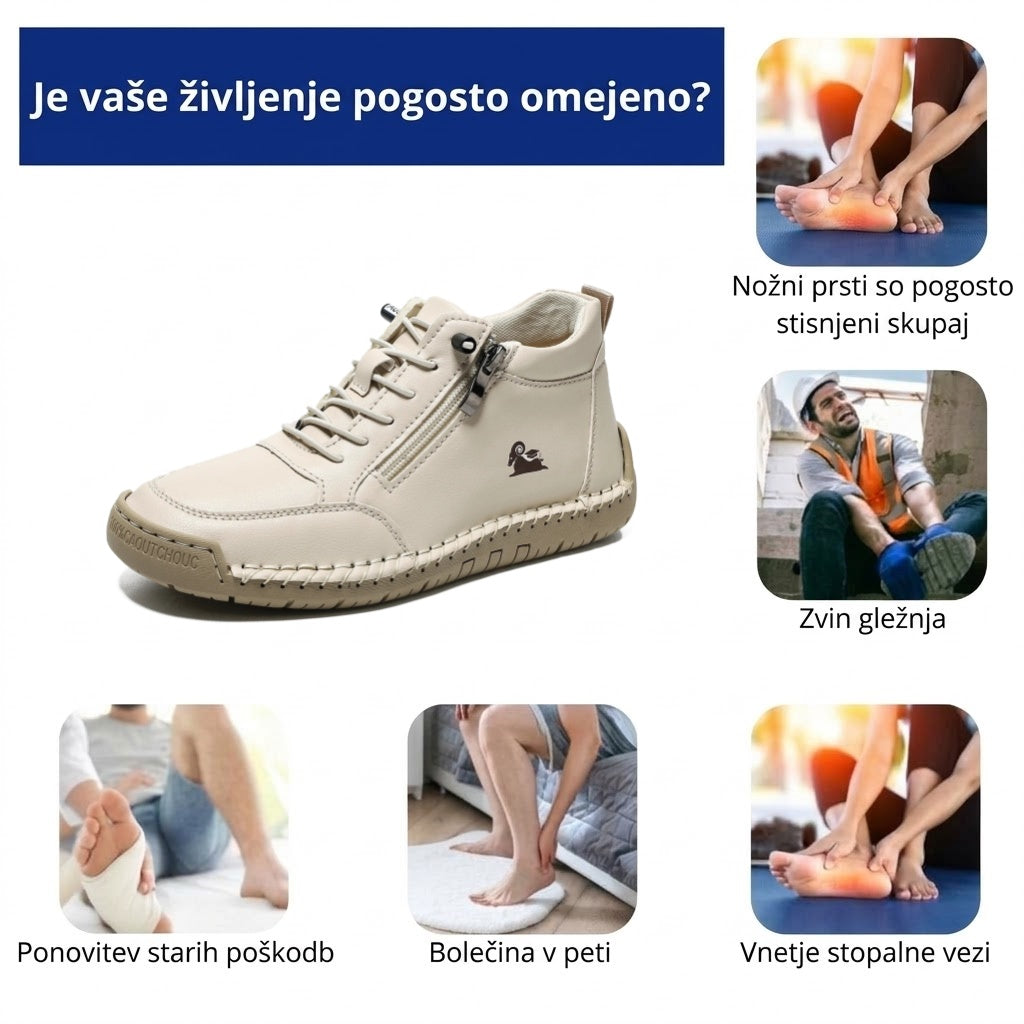 Zadnji dan! 70 % popust! ✅ Ortopedski medicinski čevlji, zasnovani posebej za ljudi s težavami z nogami – učinkovito lajšajo bolečine v hrbtu, sklepih in stopalih.