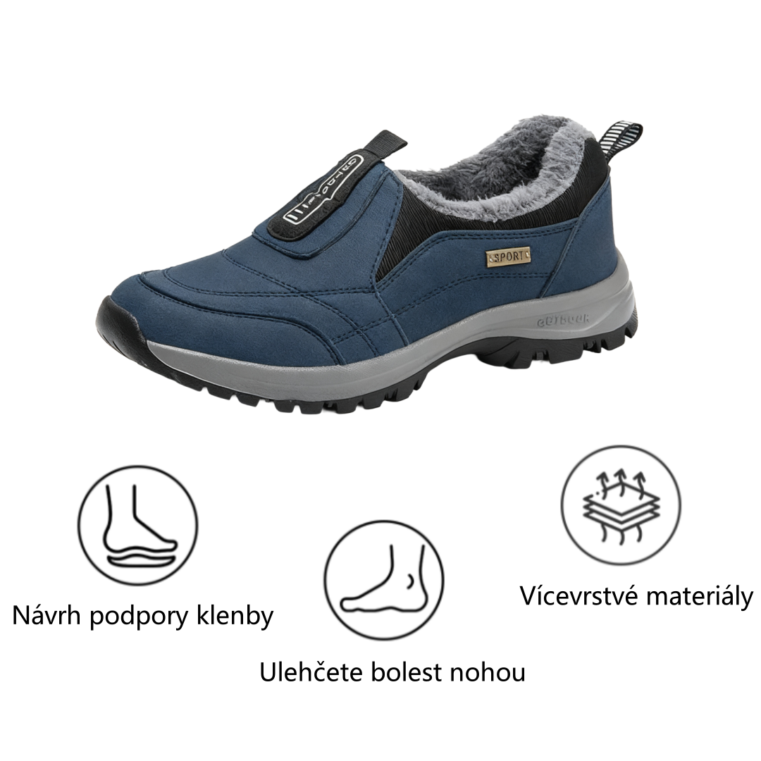⚡Omejen popust 50 % —— Ergonomski ortopedski čevlji s krzneno podlogo, lajšajo bolečine v stopalih, hrbtu in sklepih, unisex