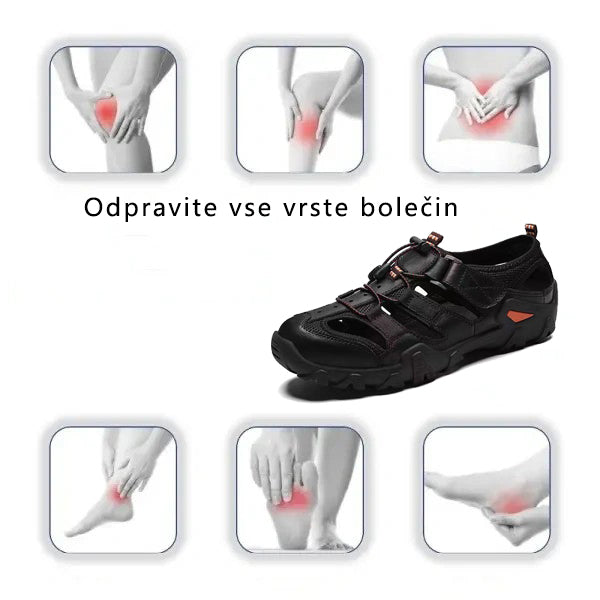 🔥【Nov izdelek na spletu, časovno omejena ponudba: 50 % popusta na prvo naročilo, za drugi artikel polovična cena🎁】Priljubljeni moški ortopedski sandali👞 | Brezplačne ortopedske nogavice🌟Podpora za stopalni lok⚡Lajša bolečine ves dan in vas ohranja v d