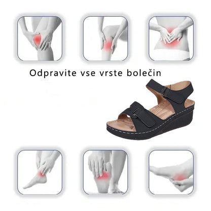 🔥Časovno omejen 50% popust - Poletni ortopedski sandali - Ergonomska oblika ✅100% neboleča hoja