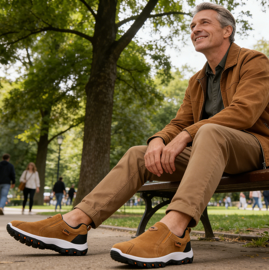 (🔥50 % POPUSTA DANES - NE ZAMUDITE) ⏰ - Mehki in udobni italijanski luksuzni semiš ortopedski čevlji znamke (Znebite se bolečin v stopalih)