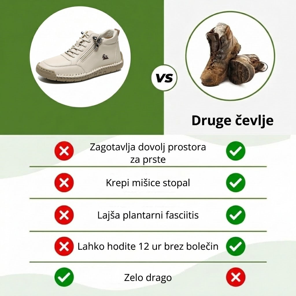 Zadnji dan! 70 % popust! ✅ Ortopedski medicinski čevlji, zasnovani posebej za ljudi s težavami z nogami – učinkovito lajšajo bolečine v hrbtu, sklepih in stopalih.