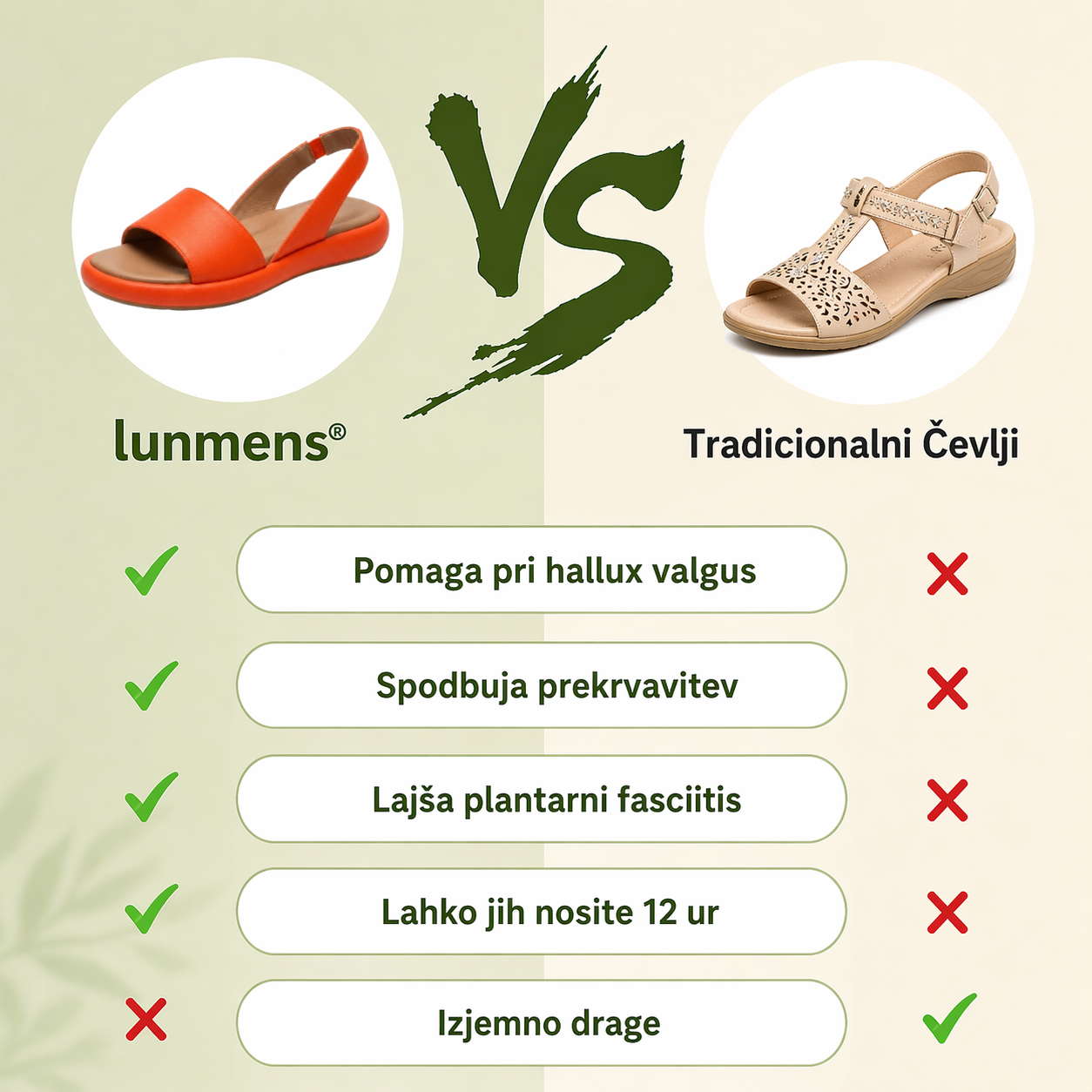 ⏰ Samo danes -50%!  👡 Udobni sandali z oporo za stopalni lok 🦶 Ergonomska zasnova za celodnevno udobje pri hoji ✅