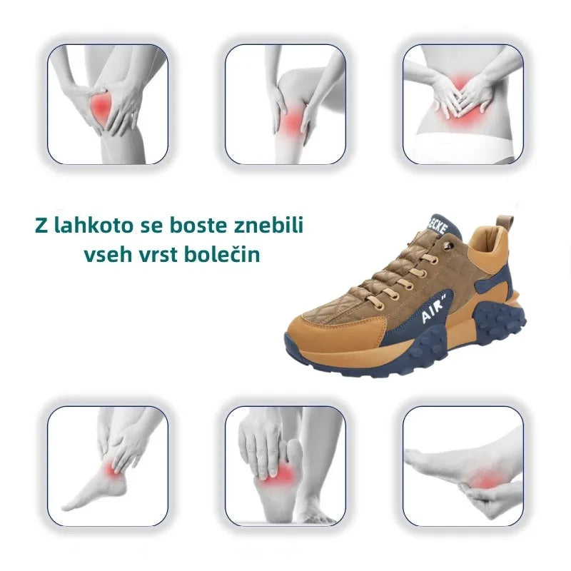 [🔥Danes po polovični ceni - ne zamudite] Ergonomsko oblikovani ortopedski čevlji z zasnovo opore za lok👞Enostavno odpravite bolečine v stopalih