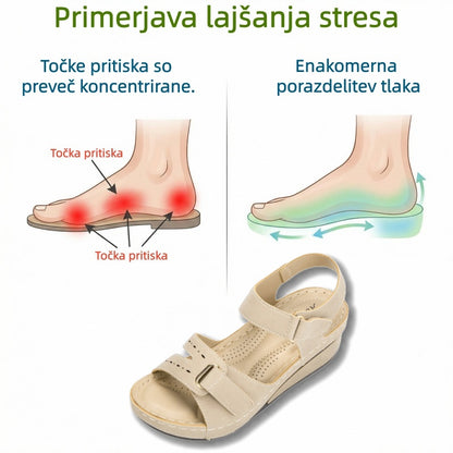 🔥Časno omejen 50 % popust! Poletni ortopedski sandali, ergonomsko oblikovani, udobni in zračni, lajšajo bolečine.✅