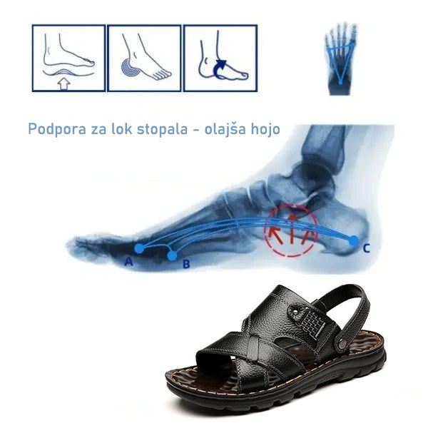 [🎁Današnji časovno omejen 50% popust - ne zamudite] 💓 Ergonomski ortopedski sandali z ortopedskimi nogavicami - hoja brez bolečin 👞 Olajšajte si hojo✨