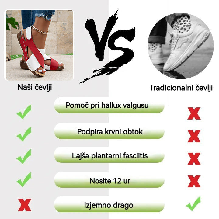 Modni sandali👡, široki in udobni, nedrseča oblika, prihranijo vam težave z zavezovanjem vezalk. Ne dovolite, da vam vezalke pokvarijo dobro voljo! 🌼50 % popust danes, brezplačne udobne nogavice🧦