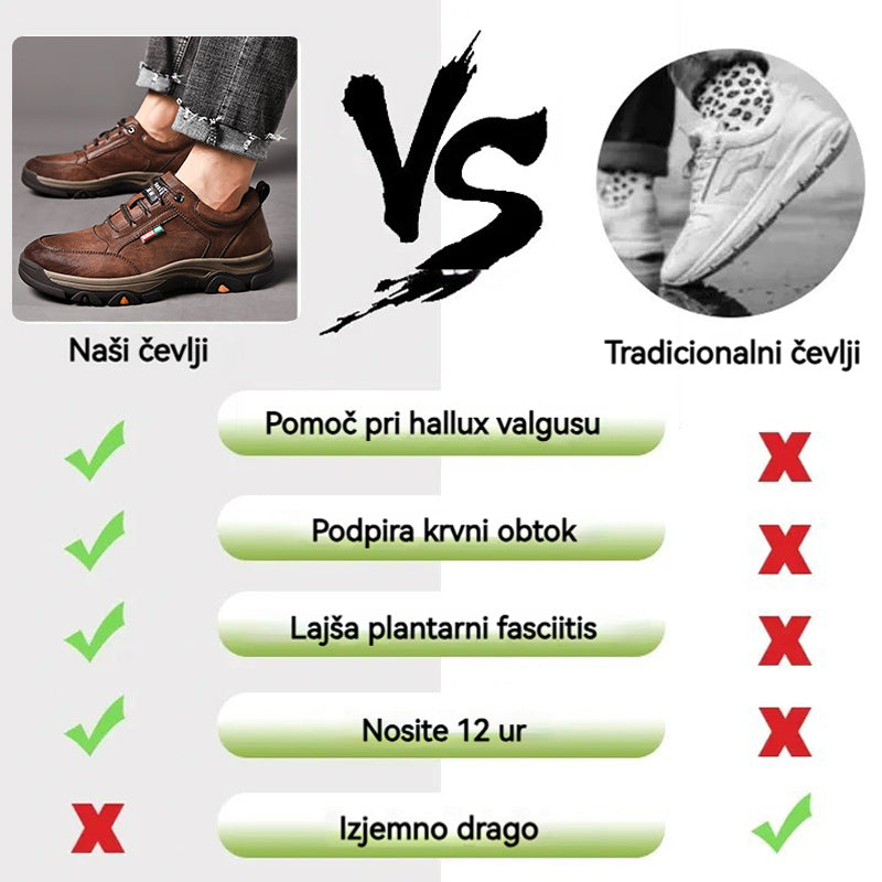 【🎁Danes 50 % popusta, naročite in prejmite brezplačne ortopedske nogavice】 Ergonomsko oblikovani ortopedski čevlji - lajšajo bolečine v sklepih 👞 Zmanjšujejo pritisk pri hoji