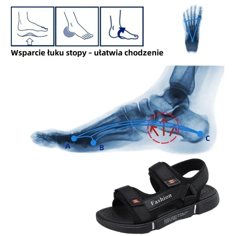 💥【⏰Pridite in si jih zagotovite! 】Ortopedski sandali s širokim podplatom, ki dihajo👡 50 % popusta na prvo naročilo | Podpora stopalnega loka + zaščita proti trenju, proti bolečinam, udobni.